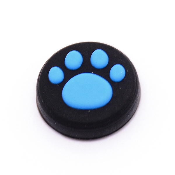 

PandaHall Silicone Replacement Cat Paw Thumb Grip Caps, Thumb Grips Analog Stick Cover, Black, 18x6.5mm, Inner Diameter: 13mm Silicone Flat...