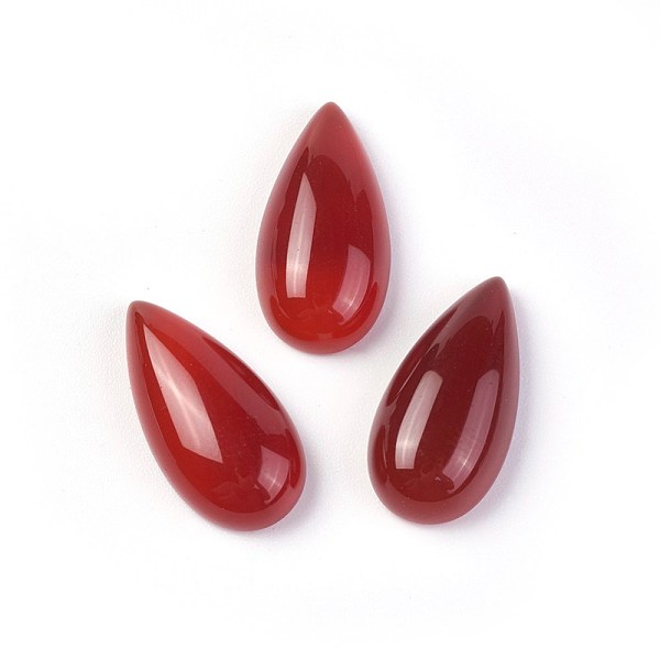 

PandaHall Natural Carnelian Cabochons, teardrop, 19.5x10x5mm Carnelian Teardrop