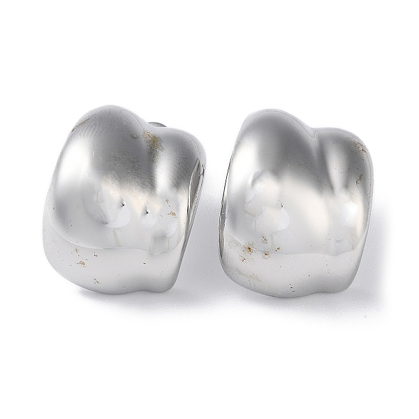 

PandaHall 304 Stainless Steel Stud Earrings, Twist Arch, Stainless Steel Color, 26.5x18mm 304 Stainless Steel Arch