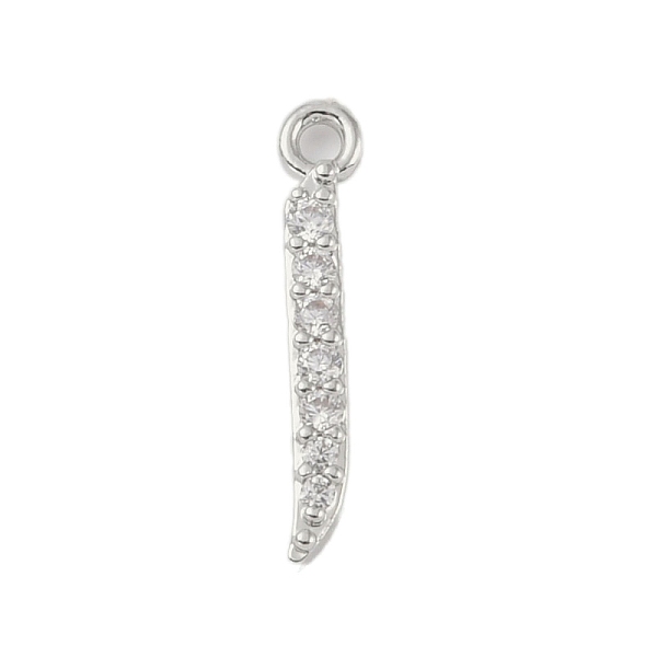 

PandaHall Rack Plating Brass Micro Pave Clear Cubic Zirconia Pendants, Long-Lasting Plated, Lead Free & Cadmium Free, Arabic Alphabet...