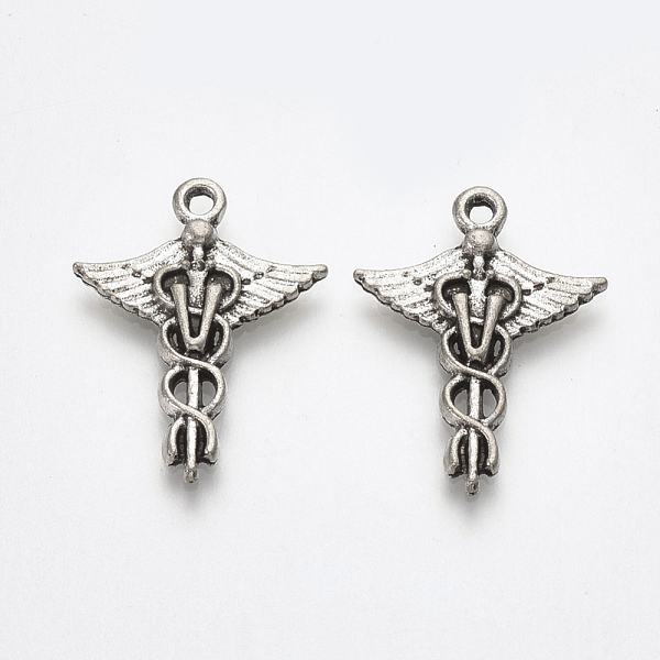 

PandaHall Tibetan Style Alloy Pendants, Lead Free & Cadmium Free, Registered Nurse, Antique Silver, 22x16.5x2mm, Hole: 1mm, about...