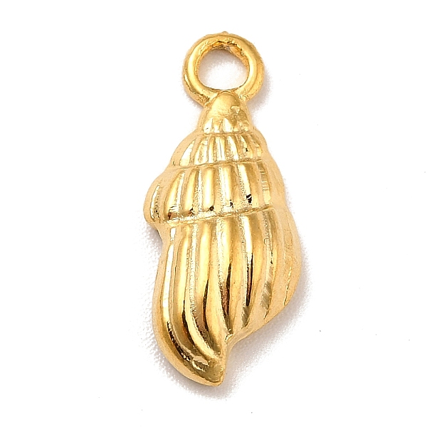 

PandaHall Ion Plating(IP) 304 Stainless Steel Pendants, Conch Charms, Real 18K Gold Plated, 18x7.5x3.5mm, Hole: 2mm 304 Stainless Steel...