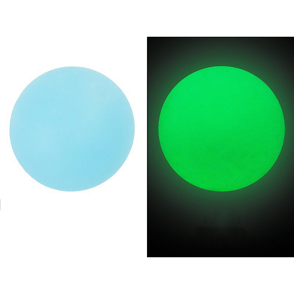 

PandaHall Round Luminous Silicone Beads, Chewing Beads For Teethers, DIY Nursing Necklaces Making, Glow in the Dark, Light Sky Blue, 15mm...