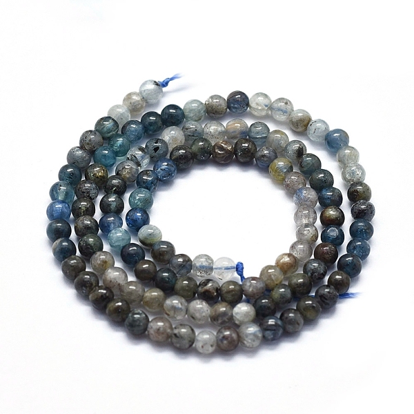 

PandaHall Grand A Natural Kyanite/Cyanite/Disthene Quartz Beads Strands, Gradient Style, Round, 3.5~4mm, Hole: 0.5mm, about 106pcs/strand...