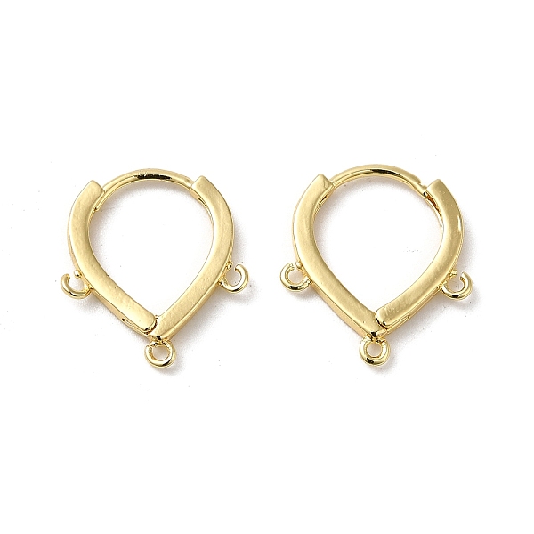 

PandaHall Rack Plating Brass Hoop Earrings Finding, Ear Wire with Loops, Cadmium Free & Lead Free, Long-Lasting Plated, Golden, 17x15x2mm...
