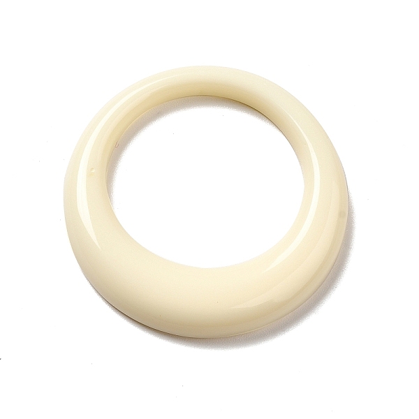 

PandaHall Resin Linking Ring, Round Ring, Cornsilk, 35x5mm, Inner Diameter: 24mm Resin Ring Gold