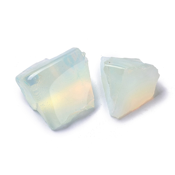 

PandaHall Rough Raw Opalite Beads, No Hole/Undrilled, Nuggets, 38~41x32~34x20~24mm, about 3~4pcs/100g Opalite Nuggets
