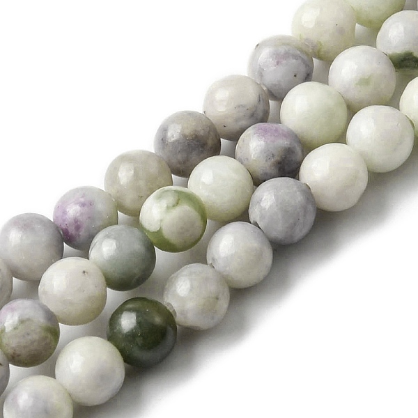 

PandaHall Natural Peace Jade Beads Strands, Round, 4~4.5mm, Hole: 1mm, about 90~91pcs/strand, 14.53~14.69''(36.9~37.3cm) Peace Jade Round