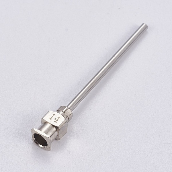 

PandaHall Stainless Steel Fluid Precision Blunt Needle Dispense Tips, Stainless Steel Color, 50x6.2x5.7mm, Hole: 4mm, Pin: 2mm Stainless...