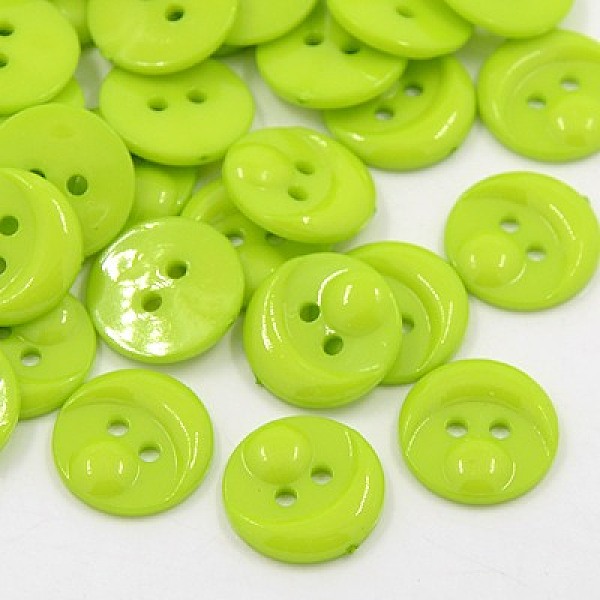 

PandaHall Acrylic Buttons, Plastic Buttons, 2-Hole, Dyed, Flat Round/Animal Face, Mixed Color, 18x3mm, Hole: 2mm Acrylic Flat Round..., Multicolor