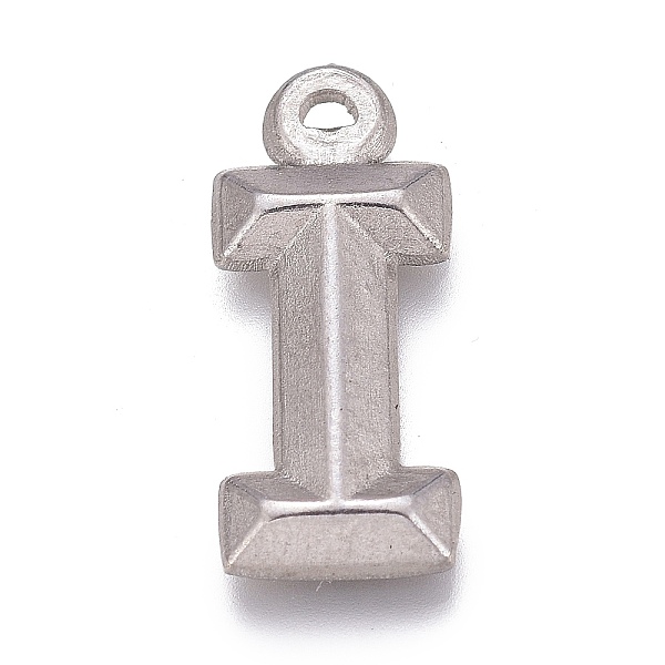 

PandaHall 304 Stainless Steel Pendants, Alphabet, Letter.I, 16x7x2mm, Hole: 1mm 304 Stainless Steel Letter H