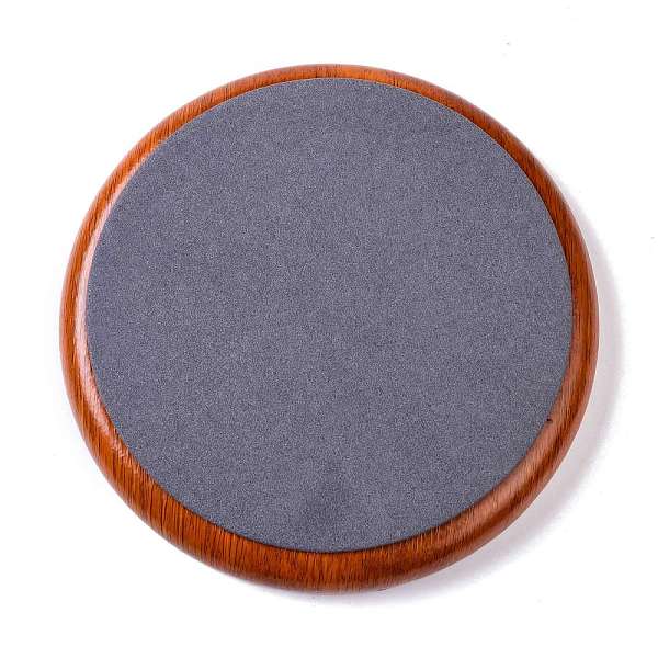Плоские круглые деревянные браслеты ювелирных изделий Pesentation выставочный лоток