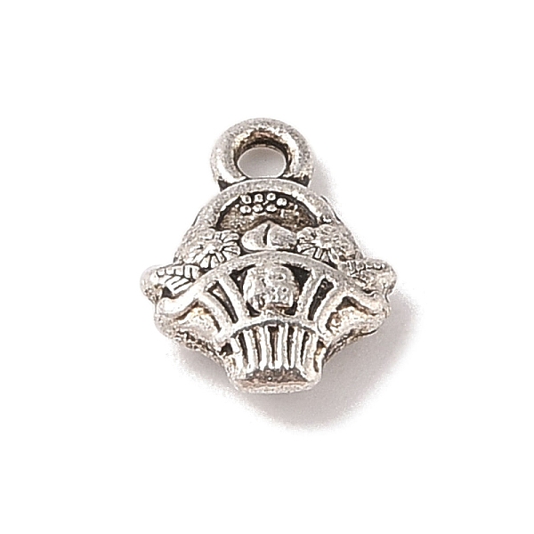 

PandaHall Tibetan Style Alloy Charms, Cadmium Free & Lead Free, Flower, Antique Silver, 13x10x3.5mm, Hole: 1.8mm Alloy Others