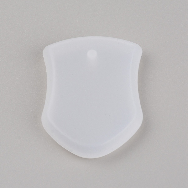 

PandaHall Badge Pendant Silicone Mold, Resin Casting Molds, Epoxy Resin Craft Making, White, 47x34x7mm, Hole: 3mm, Inner Diameter: 28x42.5mm...