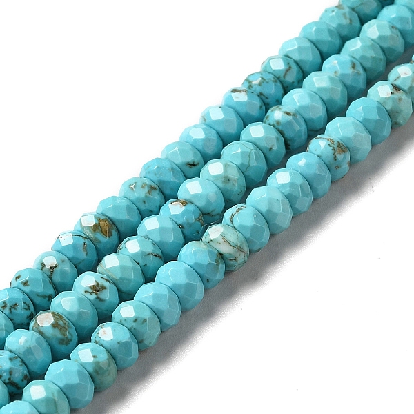 Natural Howlite Bea… - image