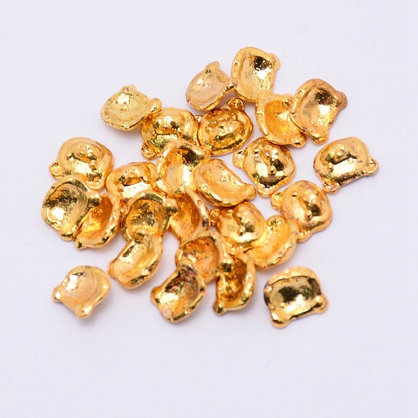 

PandaHall Alloy Cabochons, Epoxy Resin Supplies Filling Accessories, for Resin Jewelry Making, Cadmium Free & Lead Free, Bear Head Shape...