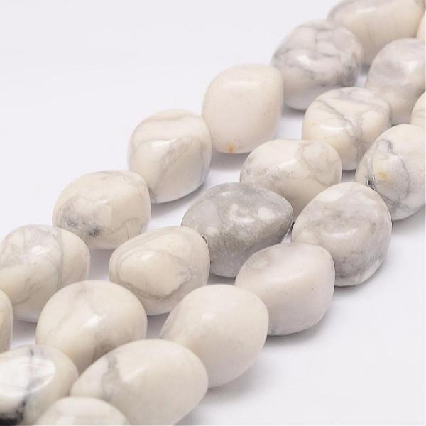 Естественно Howlite шарик нити