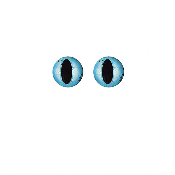 

PandaHall Plastic Dinosaur Safety Craft Eye, for DIY Doll Toys Puppet Plush Animal Making, Half Round, Sky Blue, 16mm Plastic Half Round