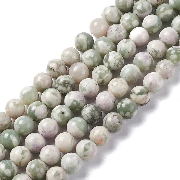 

PandaHall Natural Peace Jade Beads Strands, Round, 8mm, Hole: 1.2mm, about 46pcs/strand, 14.96 inch(38cm) Peace Jade Round