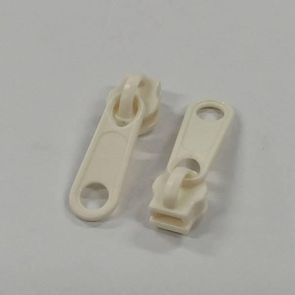 

PandaHall #5 Plastic Zipper Sliders, Garment Accessories, Oval, Navajo White, 3.6x1.1x1.1cm Plastic