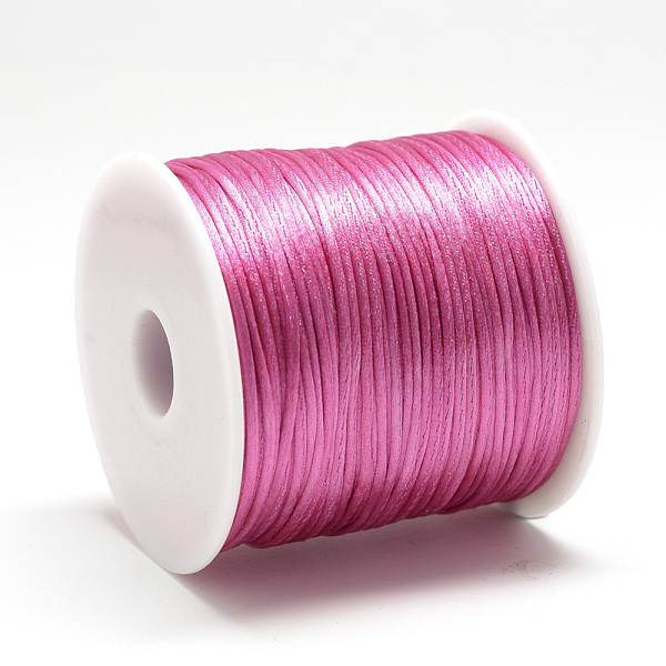 

PandaHall Nylon Thread, Light Coral, 2.5mm, about 32.81 Yards(30m)/Roll Nylon Red