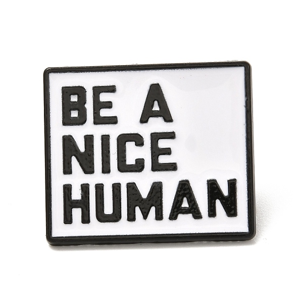 Sei Ein Netter Menschlicher Emaille-Pin