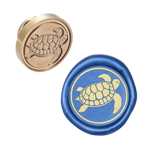 

PandaHall CRASPIRE Wax Seal Stamp Head Tortoise Replacement Sealing Brass Stamp Head Olny for Embellishment of Envelope Invitations Wedding...
