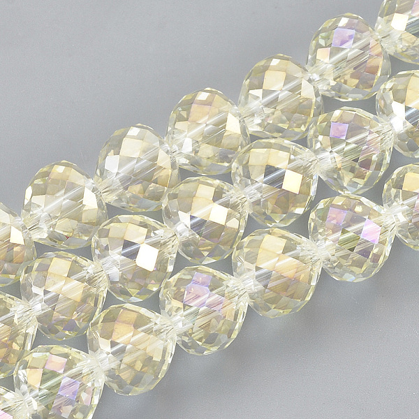 Electroplate Glass Beads Strands