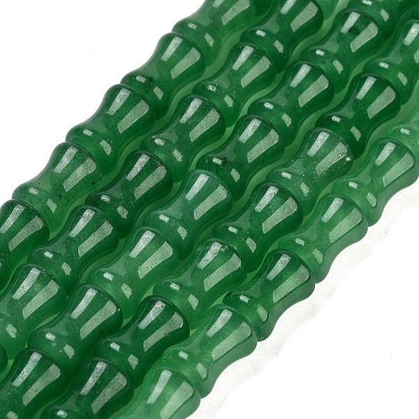 

PandaHall Natural Malaysia Jade Beads Strands, Dyed, Bamboo Stick, Green, 12~12.5x8mm, Hole: 1mm, about 32pcs/strand, 15.43 inch(39.2cm)...