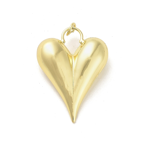 

PandaHall Rack Plating Brass Pendants, Cadmium Free & Lead Free, Long-Lasting Plated, Hollow Heart, Real 18K Gold Plated, 38x28x10mm, Hole...
