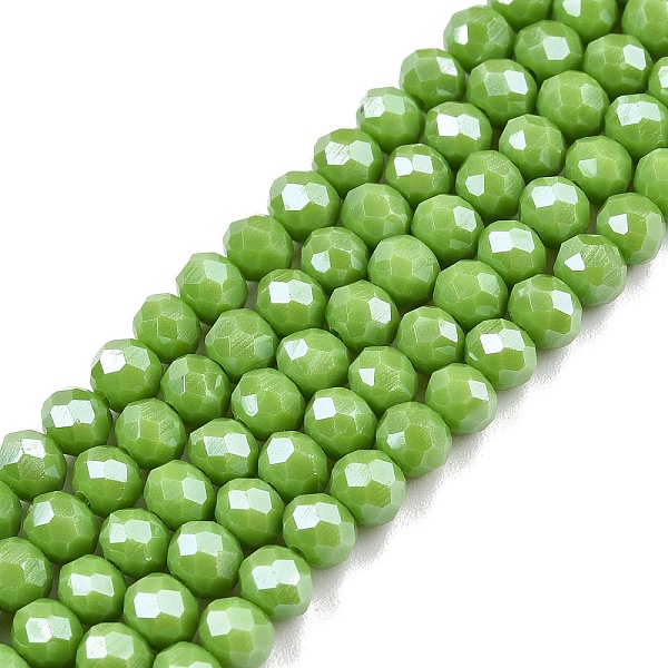 Electroplate Glass Beads Strands