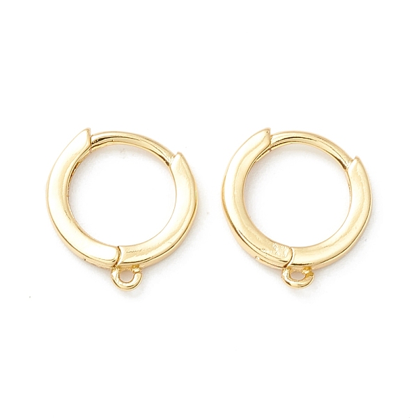 

PandaHall Rack Plating Brass Hoop Earring Findings, Cadmium Free & Nickel Free & Lead Free, Long-Lasting Plated, Real 18K Gold Plated...
