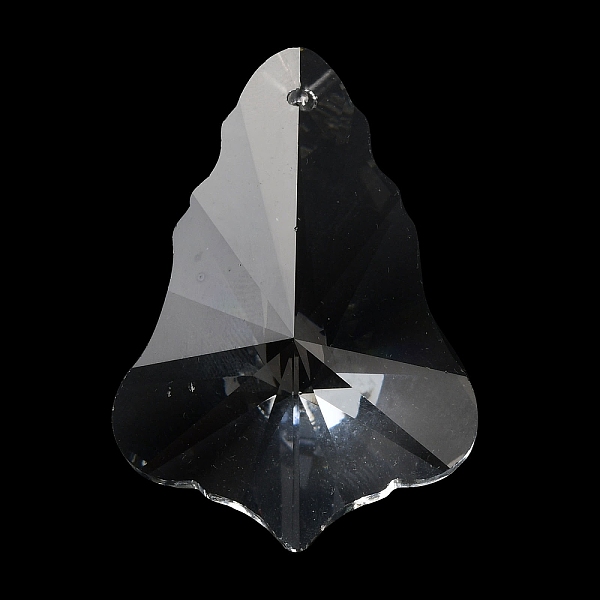 

PandaHall Transparent Glass Pendants, Faceted, Teardrop Charms, for Chandelier Crystal Hanging Pendants, Clear, 47x34x16.5mm, Hole: 1.6mm...
