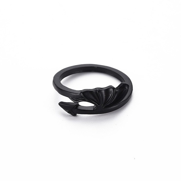 

PandaHall Men's Alloy Finger Rings, Open Rings, Cadmium Free & Lead Free, Snake, Electrophoresis Black, US Size 7 1/4(17.5mm) Alloy