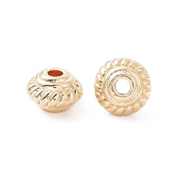 

PandaHall Rack Plating Alloy Bead, Long-Lasting Plated, Cadmium Free & Lead Free, Bicone, Golden, 6x4mm, Hole: 1.5mm Alloy Bicone