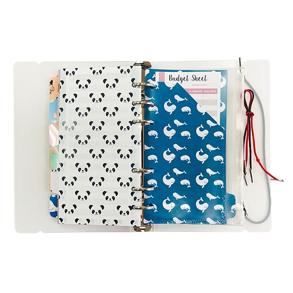 

PandaHall Reusable Plastic Budget Envelopes for Cash Savings, with Budget Sheets, Label Stickers and Organizer Wallet, Mixed Color, Animal..., Multicolor