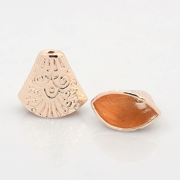 

PandaHall Nickel Free & Lead Free Alloy Bead Cones, Long-Lasting Plated, For Tassels Pendant, Apetalous, Rose Gold, 18~19x19.5~20x11mm...