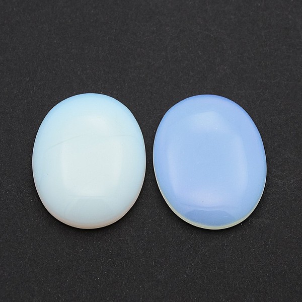 

PandaHall Opalite Cabochons, Oval, 40x30x7~9mm Opalite Oval
