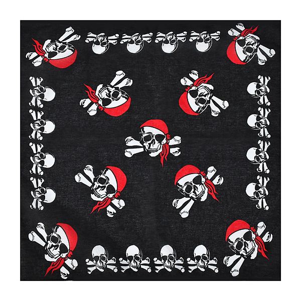 

PandaHall Halloween Cotton Headbands, Bandana Scarf, Neck Gaiter, UV Resistence Seamless Headwear, for Outdoor Workout Running, Skull...