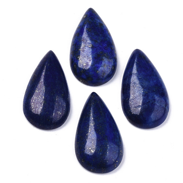 

PandaHall Natural Lapis Lazuli Cabochons, Teardrop, 28~29x15~17x6~9mm Lapis Lazuli Teardrop