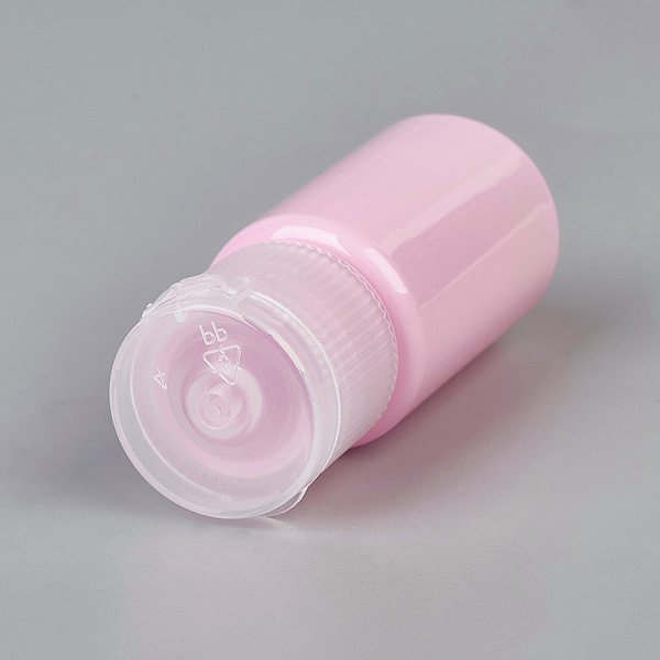 

PandaHall 10ml Macaron Color PET Plastic Empty Flip Cap Bottles, with PP Plastic Lids, for Travel Liquid Cosmetic Sample Storage, Pink...