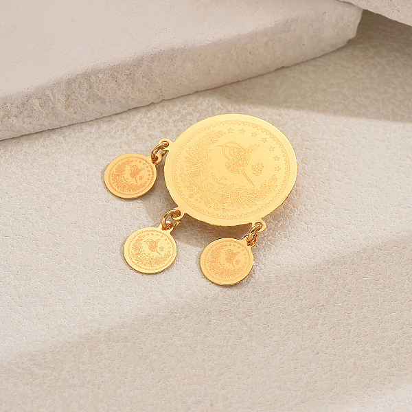 Flat Round Alloy Br… - image