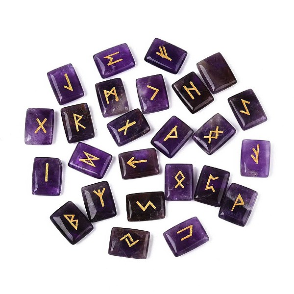 25Pcs Rectangle Nat… - image