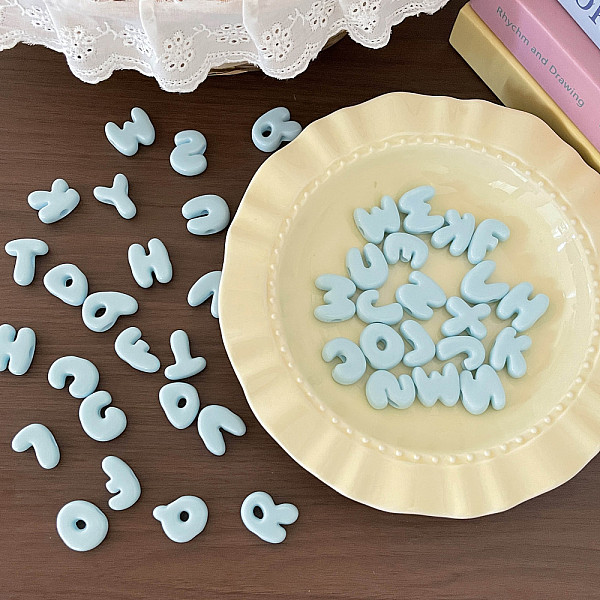 オペークアクリルヨーロピアンビーズ