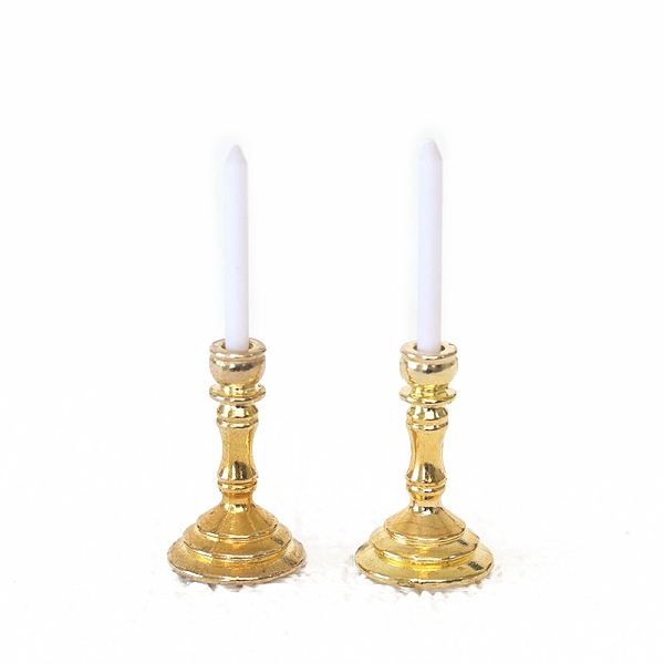 Alloy Candle Holder Miniature Ornaments