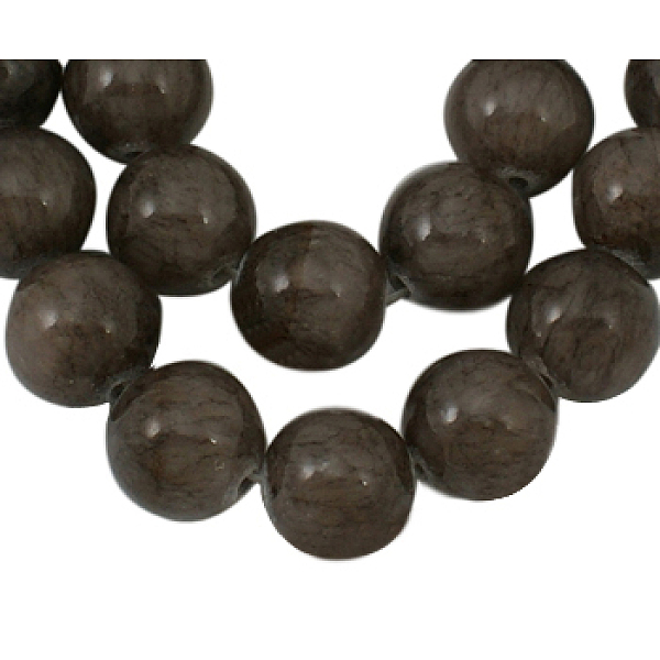 Natural Yellow Jade Beads Strands