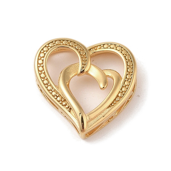 

PandaHall Vacuum Plating 304 Stainless Steel Pendants, Heart Charm, Golden, 21.5x21.5x5.5mm, Hole: 4.5x2.5mm 304 Stainless Steel Heart