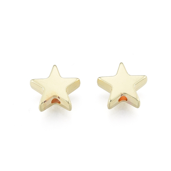 

PandaHall Alloy Beads, Cadmium Free & Lead Free, Star, Light Gold, 11.5x12x4mm, Hole: 2mm Alloy Star