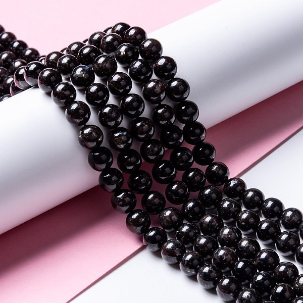 

PandaHall Natural Llanite Beads Strands, Round, 6.5mm, Hole: 1mm, about 63pcs/strand, 15.55 inch(39.5cm) Llanite Round