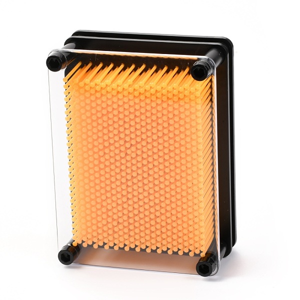 

PandaHall 3D Pin Art Toy, Unique Plastic Pin Art Board for Kids, Inspire Imagination & Challenge Sense, Orange, 125x94x54.5mm Plastic...